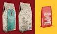 coffee packaging, bag, stand up pouch and tea labels design