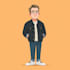design vector character, cartoon avatar or mascot