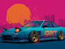 draw a jdm car vector illustration for t shirt design