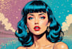 create a pop art advertisement
