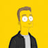 you as a funny yellow cartoon character