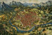 create a high quality fantasy map