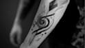 custom an abstract black tattoo design