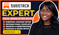 setup substack account substack newsletter design substack post substack setup