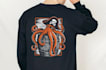 design hand drawn t shirt octopus logo