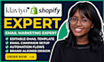 setup shopify klaviyo email flows klaviyo email template design figma to klaviyo