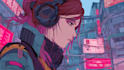 design anime character , cyberpunk character