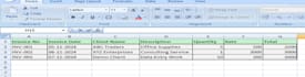 do invoice and bank statement data entry in excel