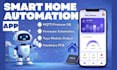 develop smart home automation iot app dashboard and esp32 firmware project