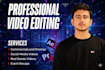 do professional video editing