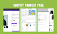 build shopify store design, shopify dropshipping store, shopify website