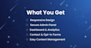 build a professional website with PHP, mysql and admin panel