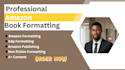 do book formatting, ebook formatting, amazon formatting and paperback formatting