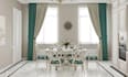 visualize modern bespoke kitchen, neoclassic interior render, sketchup 3d model