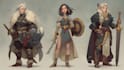 create warcraft fantasy dungeons and dragons illustrations