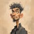 draw a funny caricature with my style