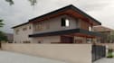 redesign real estate building, facade renovation, balcony rendering, cgi duplex