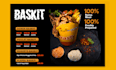 design digital menu board for restaurant, cafe, fast food TV screen menu
