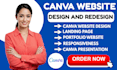canva website design landing page canva presentation canva ugc portfolio