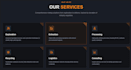 create a clean  mineral mining based frontend website