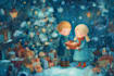 create a cute character for children book