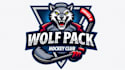 design high quality wolf hockey logo