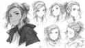 sketch characters into anime style
