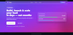 design a modern saas landing page using tailwind CSS