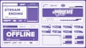 design a premium twitch overlay package with alerts and panels