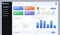 design modern saas dashboard and web app uiux in figma