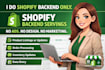 manage shopify backend tasks, listings and order processing