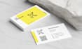 prepare ai generated business card design for printing