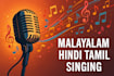 sing malayalam hindi tamil songs