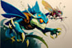 draw fantasy creatures or monsters