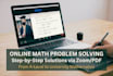 be your expert math tutor for calculus, algebra, and trigonometry