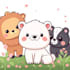 design kawaii animal illustrations for stickers and brands
