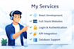 build a responsive web application with backend and database