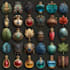 do 2d game assets, props, objects, item, icons fantasy art