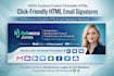 create a HTML email signature clickable