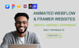 design, redesign webflow website figma to framer or webflow, framer developer