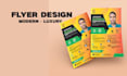 luxury flyer design for business and events