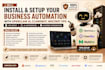 install, setup your business automation with openclaw ai, clawdbot, moltbot vps