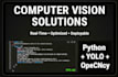 build custom computer vision solutions using yolo and opencv
