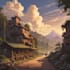 draw anime background, 2d environment, landscape