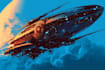 making a sci fi spaceship art