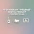 write strategy and content calendar