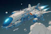 epic sci fi spaceship art