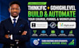 build thinkific gohighlevel website ghl funnel highlevel workflow email template