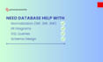 design, optimize mysql, postgresql database, sql queries, migration, erd
