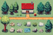 do pixel art tileset pixel animation sprite sheet game art assets pixel tile map